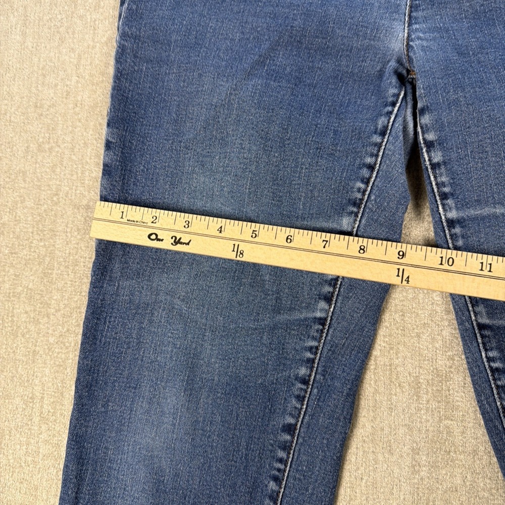 Lauren Ralph Lauren Jeans Womens 10 Blue Straight Leg Logo Preppy Medium Wash - Picture 9 of 16